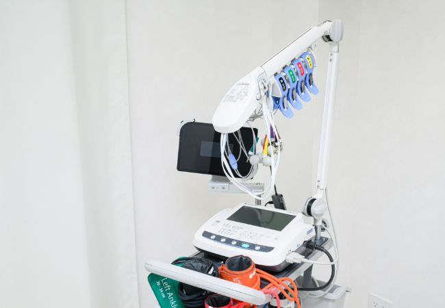 心電図、ABI(血管年齢検査)